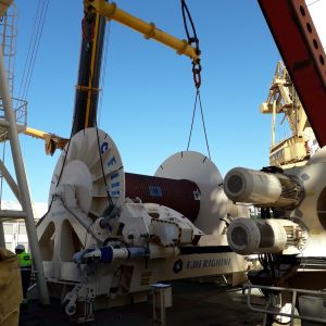 A&R Storage Winch - Deep Blue Pipelaying Vessel