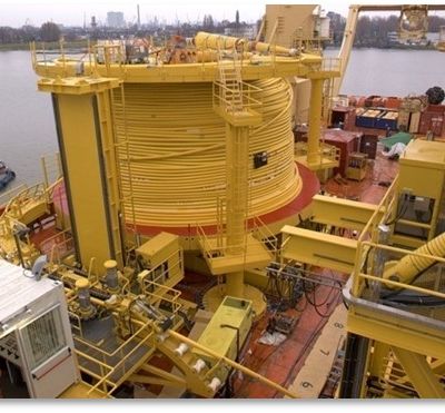 Vertical Lay System for Umbilicals - Normand Cutter Vessel
